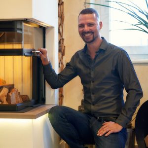 Heizkamin in der Pointner Ausstellung