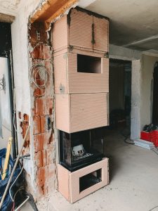 Rohbau Rüegg Heizkamin RIII